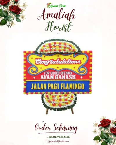 Bunga Papan Congratulation di Japara
